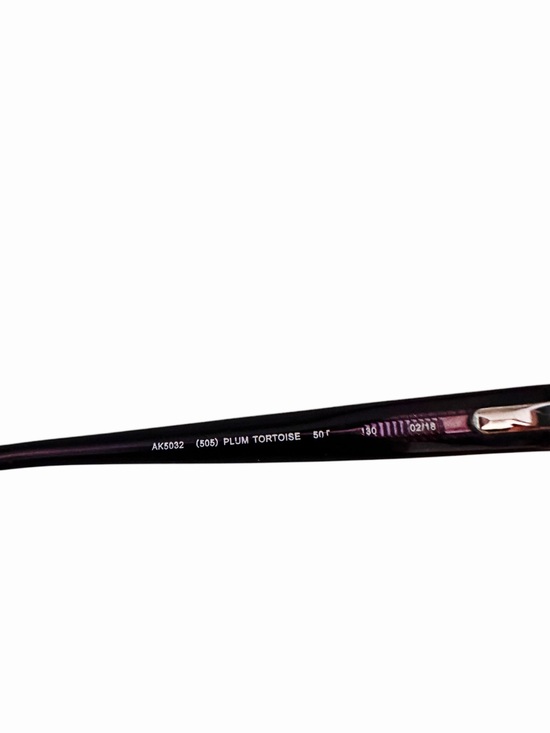 Anne Klein AK5032 Plum Tortoise Eyeglass Frames 50-17-130 w/ Case main image 4